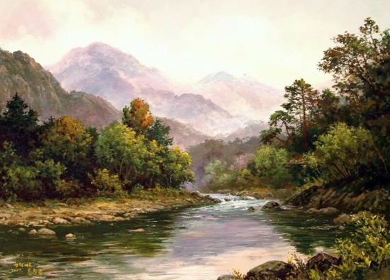 Моя любовь стала светлой рекой 