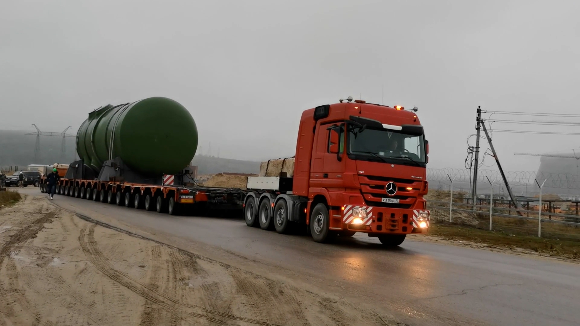 Корпус атомного реактора доставили на стройку Курской АЭС-2