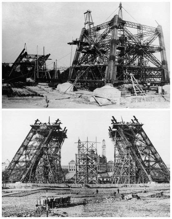 На создание конструкции Эйфелевой башни ушло 20 тысяч тонн металла (Париж, Франция). | Фото: awesomeworld.ru.