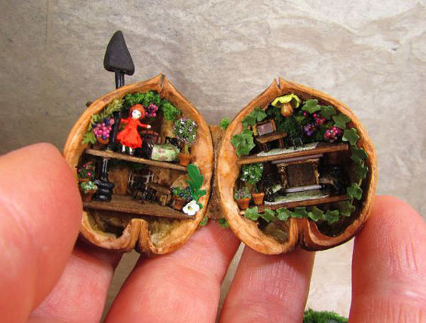Микромир в грецких орехах: удивительные миниатюрные работы миниатюры, домики, такой, внутри, автора, кажется, домиков, просто, миниатюра, микро, несколько, орешки, орехах, когда, вынимаются, нашла, только, орешков, других, грецких