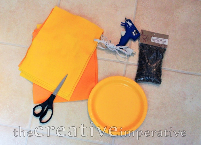 Подсолнухи из кукурузных листьев с кофейными зернами, Подсолнухи из кукурузных листьев с кофейными зернами, сделай сам,Хенд мейд,цветы из фетра