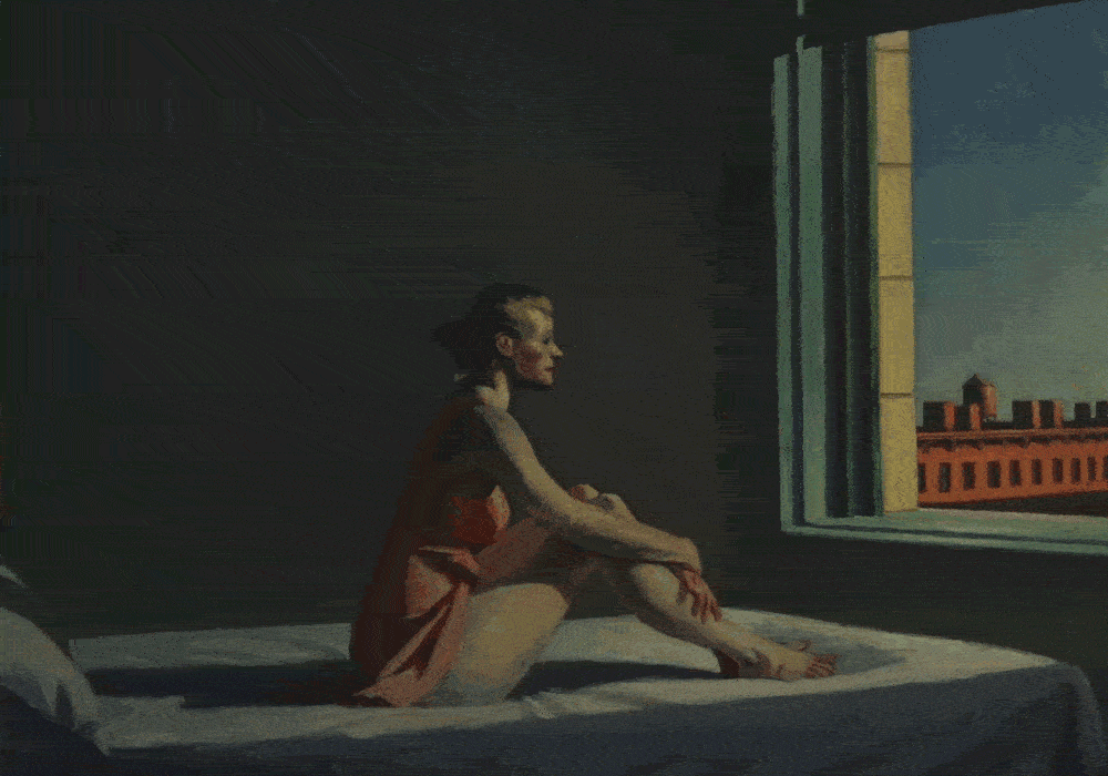 Orbitz, ожившие картины, Эдвард Хоппер, Edward Hopper