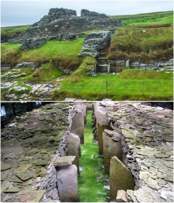 Название Мидхау происходит от массивного броха, обнаруженного к западу от гробницы (о. Раузи, Шотландия). | Фото: dostoyanieplaneti.ru.