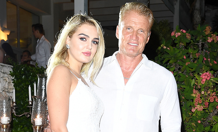 Все внимание на обручальное кольцо: Дольф Лундгрен и его молодая невеста на прогулке в Лос-Анджелесе