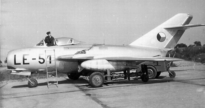 ПВО Чехословакии. Послевоенная истребительная авиация ввс