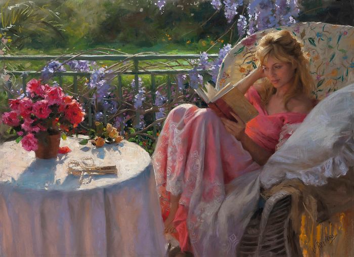 Красота и сила женщин в картинах Vicente Romero Redondo Красота и сила женщин