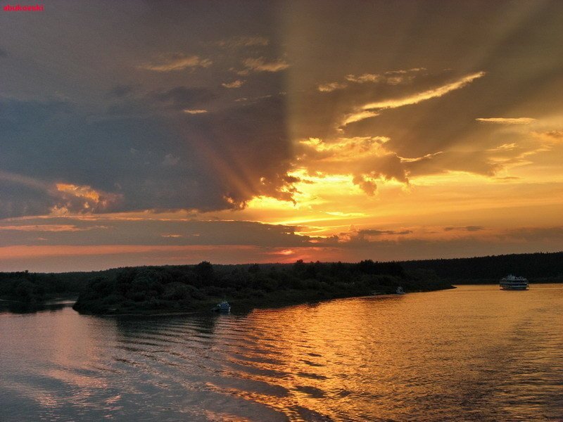 Прогулка по реке Ока ока, река, фоторепортаж