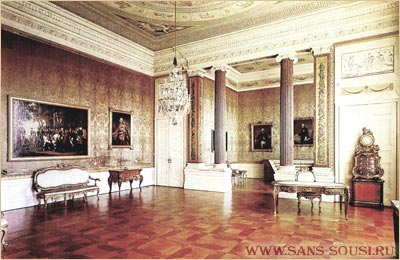 Кабинет и альков. Дворец Сан-Суси. Парк Сан-Суси. Потсдам / www.sans-souci.ru