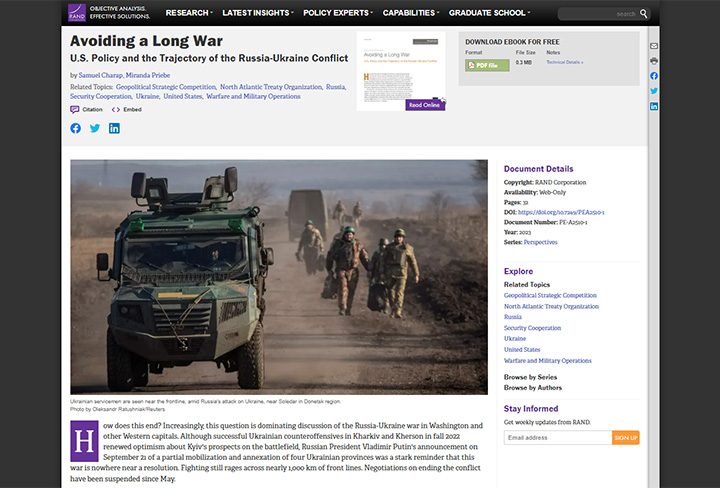 ДОКЛАД ГЛАВНЫХ АНАЛИТИКОВ США БАЙДЕНУ: В НАТО ОБСУЖДАЮТ, КАК ВЫЙТИ ИЗ ВОЙНЫ С РОССИЕЙ ДОКЛАД ГЛАВНЫХ АНАЛИТИКОВ США БАЙДЕНУ: В НАТО ОБСУЖДАЮТ, КАК ВЫЙТИ ИЗ ВОЙНЫ С РОССИЕЙ геополитика