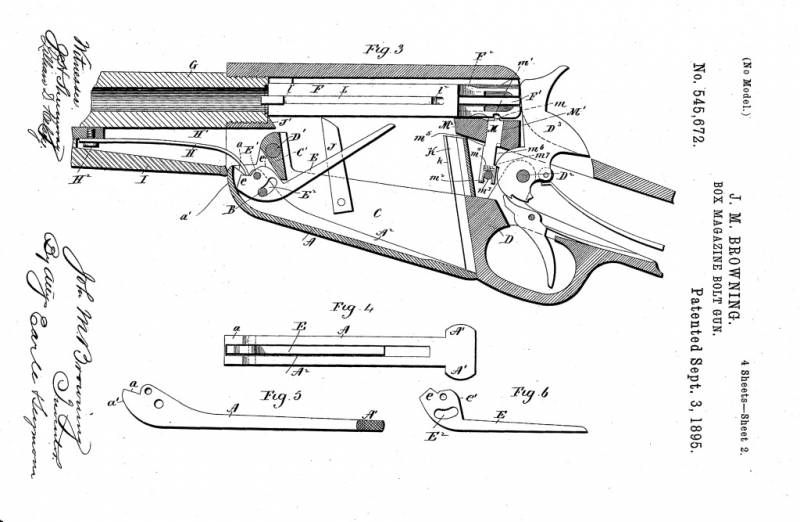 Еще один опытный браунинг оружие