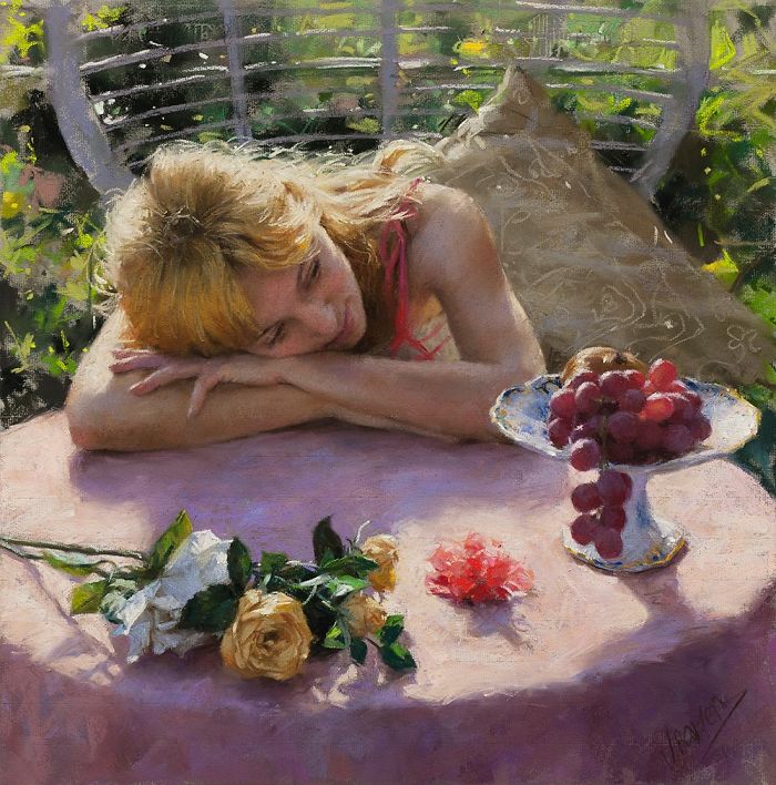 Красота и сила женщин в картинах Vicente Romero Redondo Красота и сила женщин