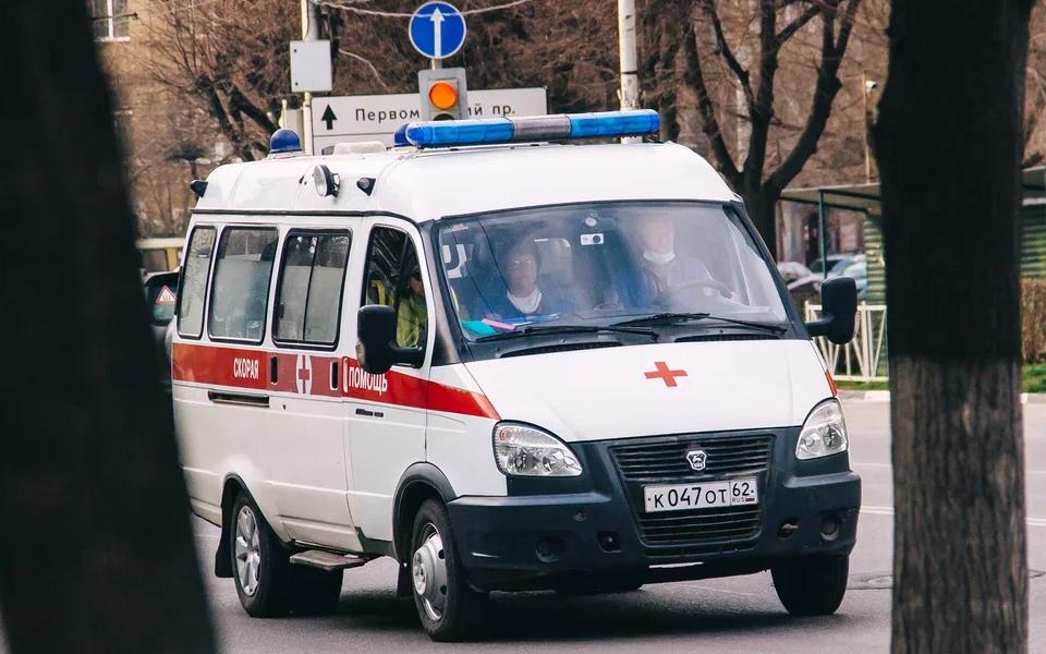 В Рязани водитель попал в больницу после возгорания «Газели»