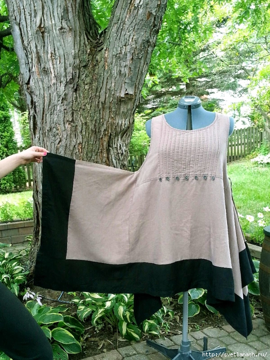 Идеи для переделок: из обычного платья в бохо тунику Идеи для переделок: из обычного платья в бохо тунику бохо,женские хобби,переделка старой одежды,рукоделие,своими руками,шитье