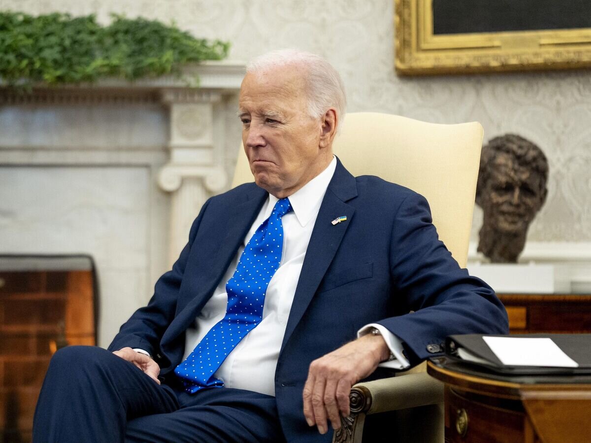    Президент Джо Байден в Овальном кабинете Белого дома© AP Photo / Andrew Harnik
