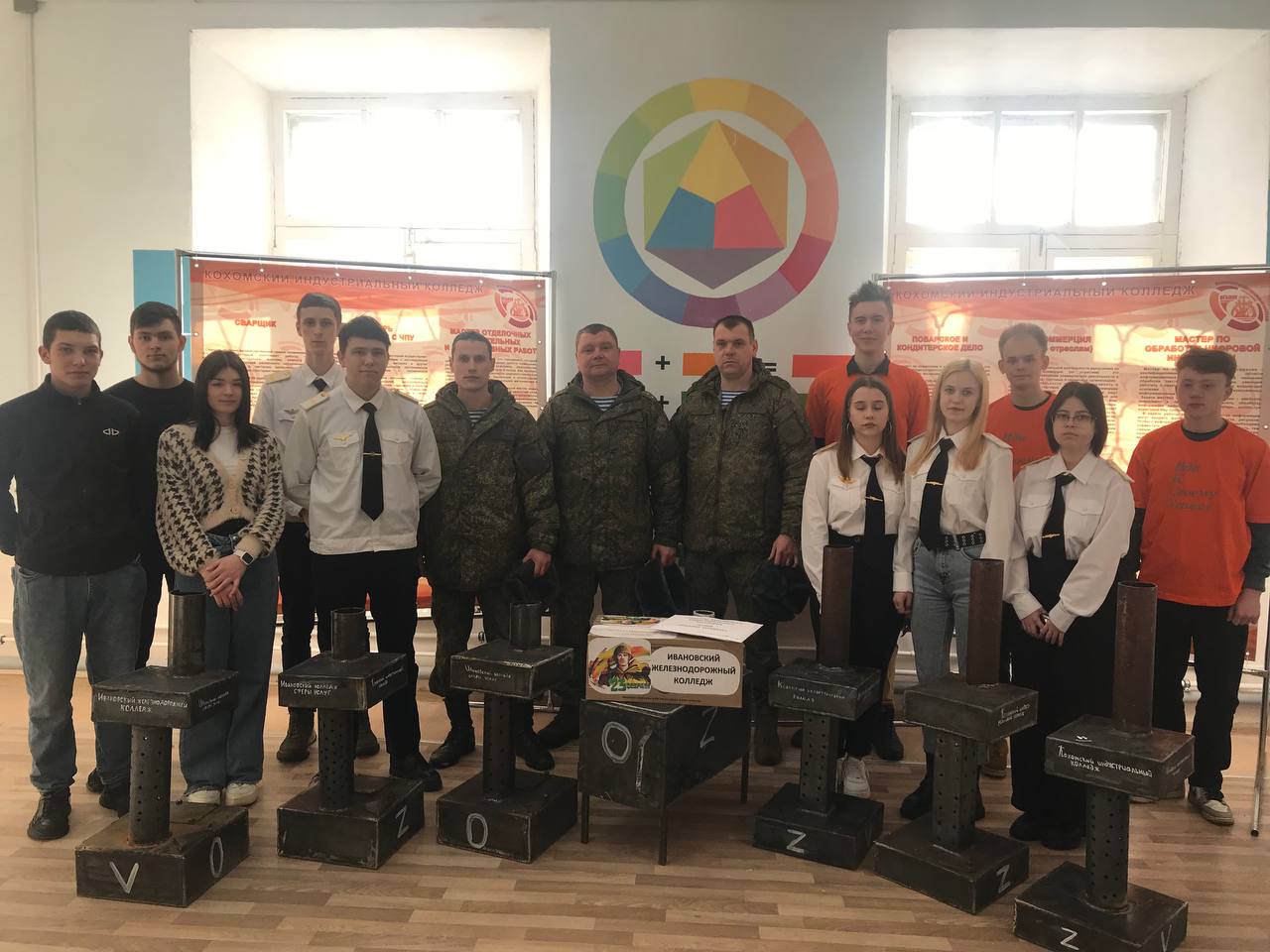 Ивановские студенты отправили изготовленные ими печки-буржуйки бойцам в зону СВО