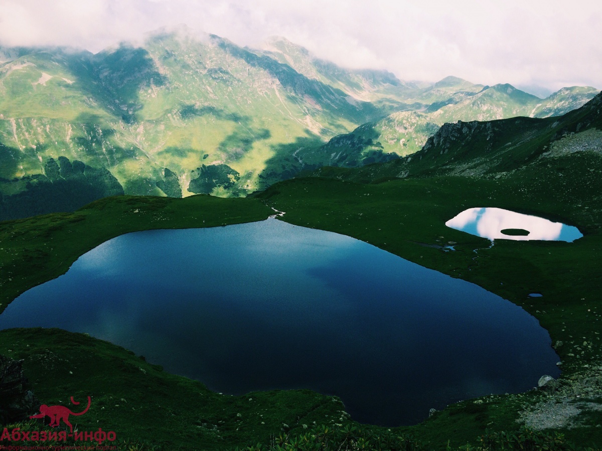 Долина 7 озер Абхазия высота