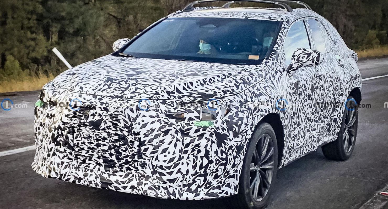 Новые снимки Lexus NX второго поколения