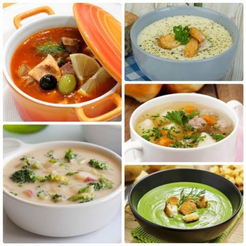 5 рецептов вкусных и полезных супов для вкусного обеда!