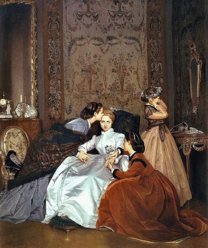 Огюст Тульмуш 1866 г. Холст, масло.