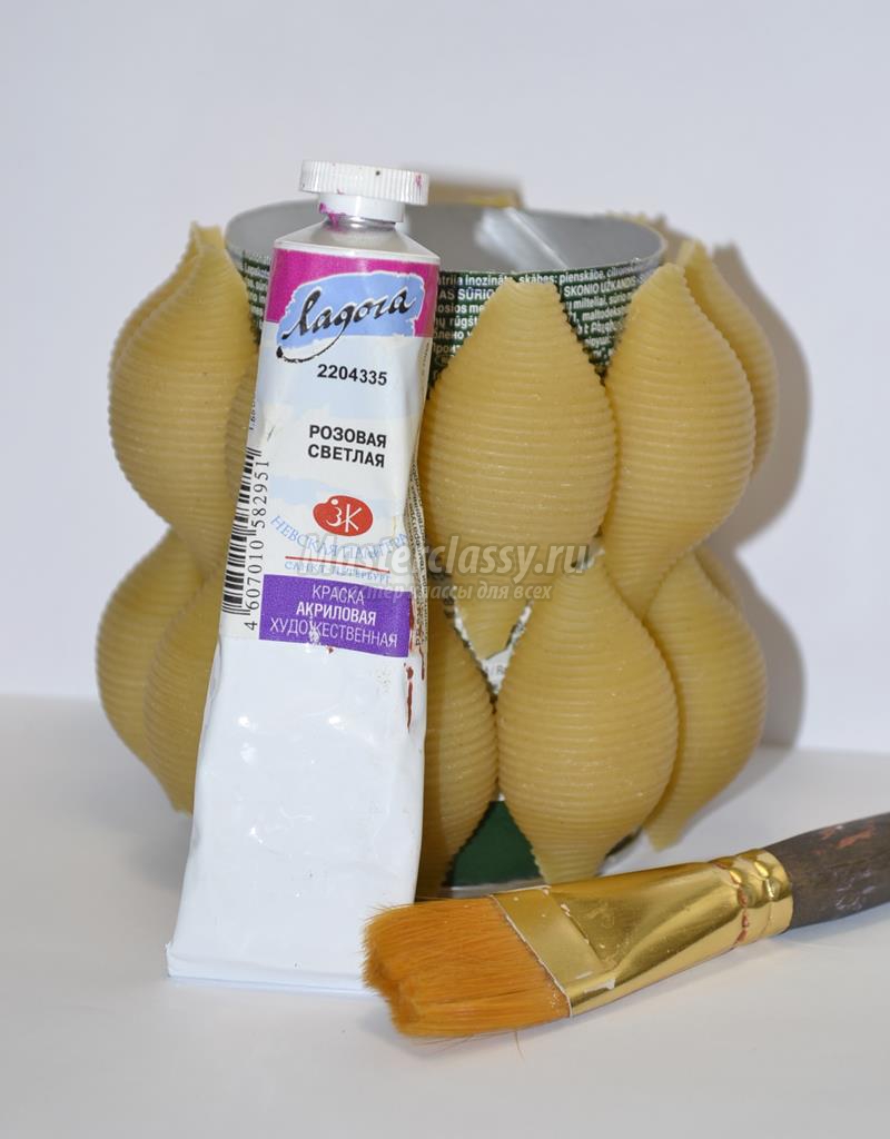 Создаём карандашницу — поделку из макарон своими руками Создаём карандашницу — поделку из макарон своими руками мастер-класс,поделки,рукоделие,своими руками,сделай сам,творчество