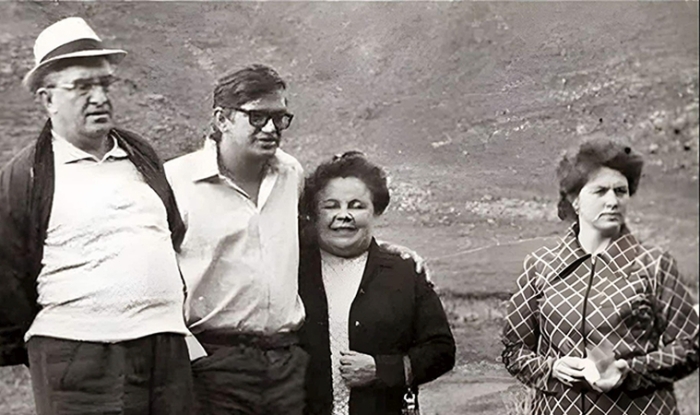 Молодые Игорь и Ирина Андроповы с родителями.