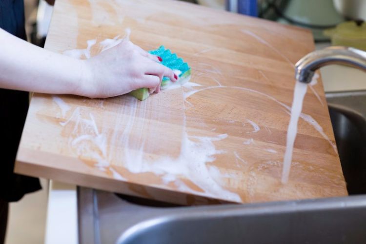 Как правильно очистить кухонную доску домашний очаг,доска,полезные советы,рукоделие,своими руками