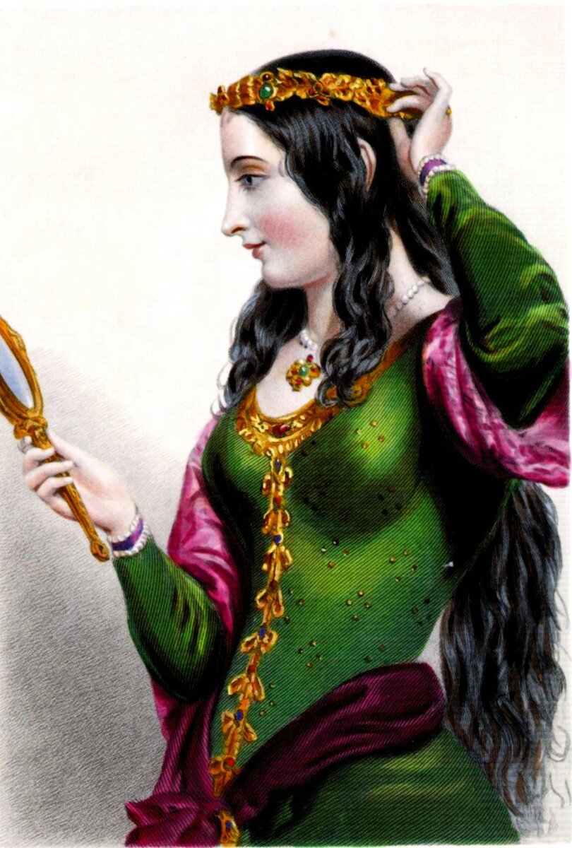 «Элеонора Прованская» худ. Джон Райт, XIX век