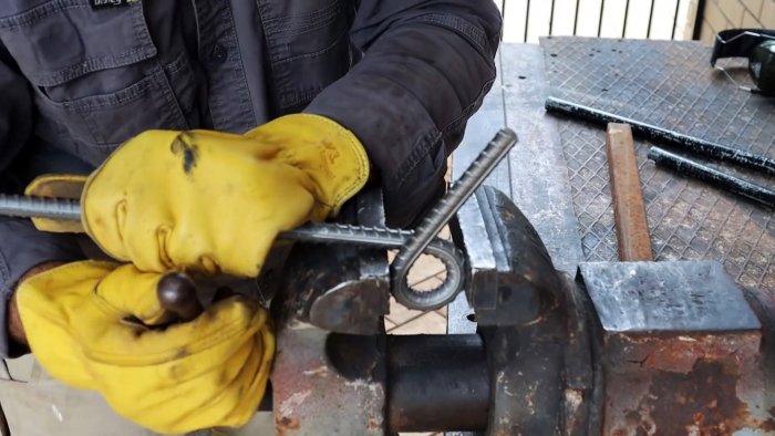 Как «завязать» стальную арматуру без нагрева в морской узел для дома и дачи,мастер-класс