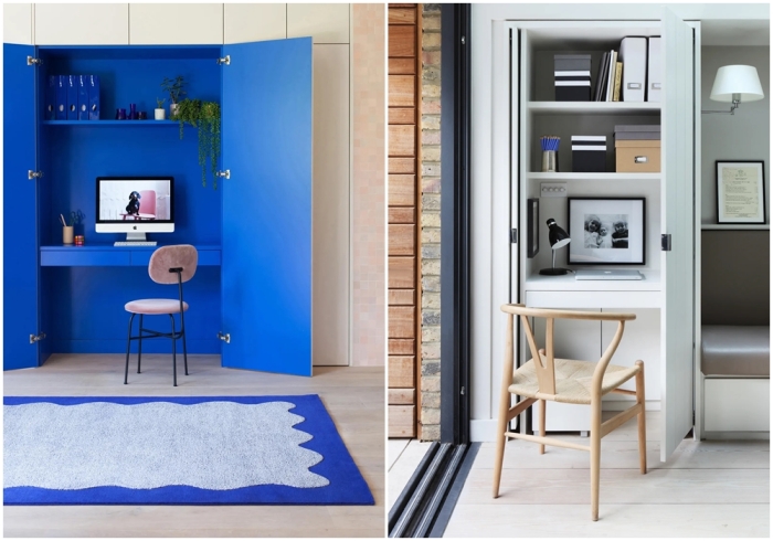 6 оригинальных идей для обустройства офиса в шкафу или гардеробной идеи для дома,интерьер и дизайн