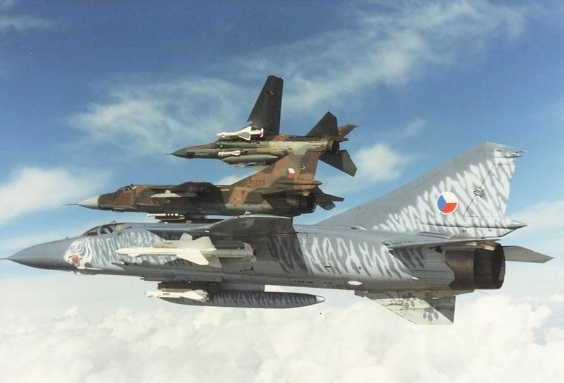 ПВО Чехословакии. Послевоенная истребительная авиация ввс