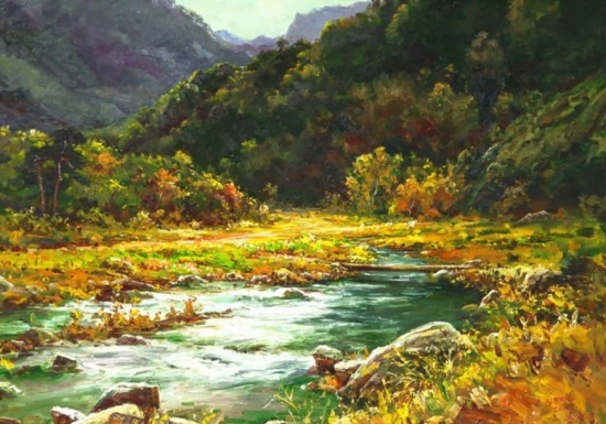 Моя любовь стала светлой рекой 