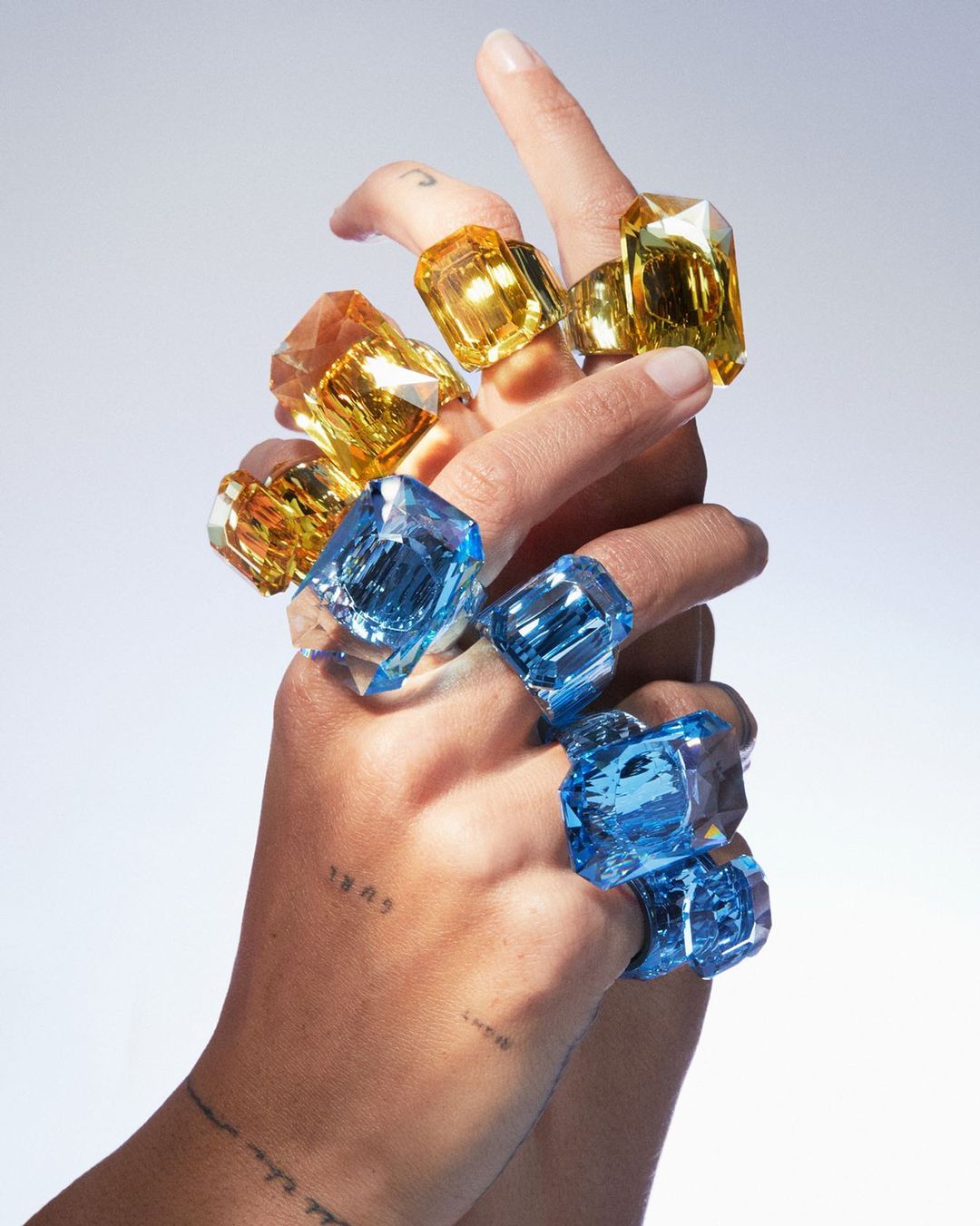 Кольца из первой коллекции креативного директора Swarovski Джованны Энгельберт Collection #1