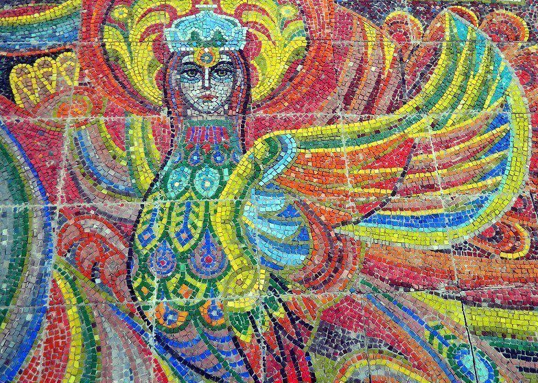 Мозаика советского периода Мозаика советского периода