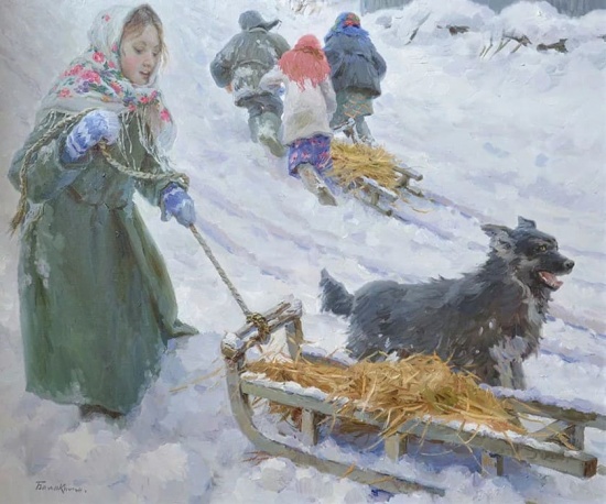 Художник Евгений Балакшин. Маленькие истории про большое счастье 