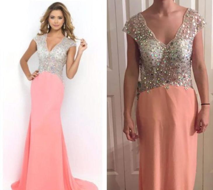 «И смех, и грех»: как выглядят в жизни популярные платья из интернета наряды