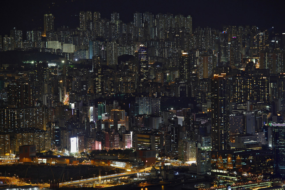 Головокружительные городские пейзажи Гонконга архитектура,Путешествия,фото