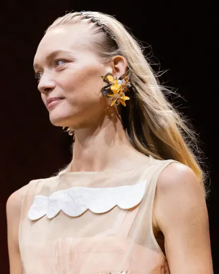 Джемма Уорд на показе