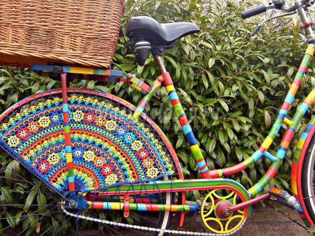 Велосипед: декор своими руками Велосипед: декор своими руками Вдохновляемся,поделки,самоделки,своими руками,сделай сам,умелые руки