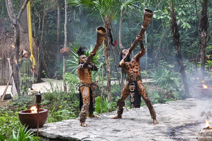 Индейцы майя. Современная инсценировка. /Фото:terraoko.com
