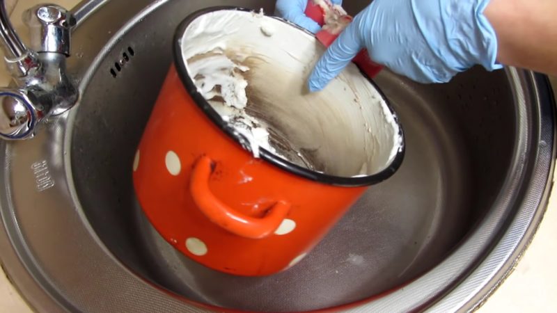 Как эмалированной посуде вернуть белоснежность интерьер,своими руками,сделай сам