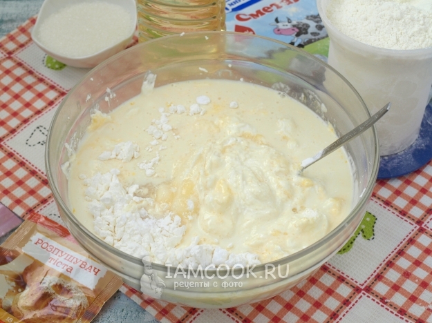 Добавить пудинг и молоко