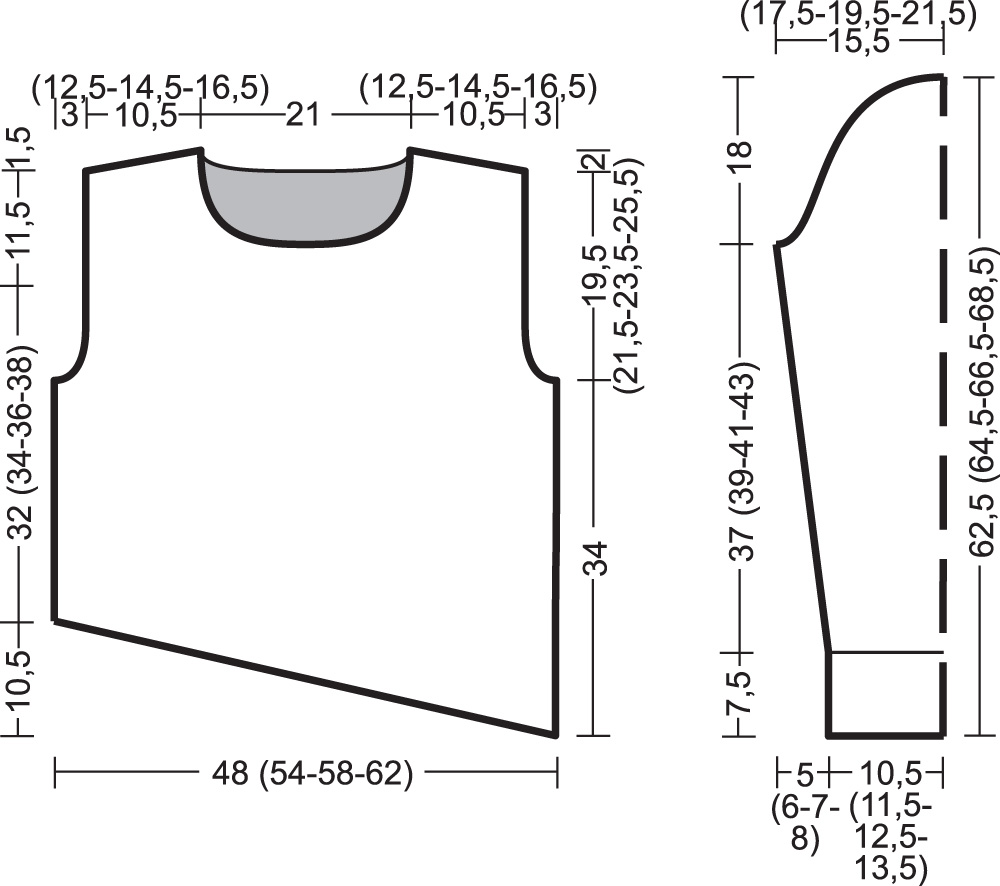 Джемпер с высокими манжетами - свободно, сдержанно, изысканно Джемпер с высокими манжетами - свободно, сдержанно, изысканно мастер класс