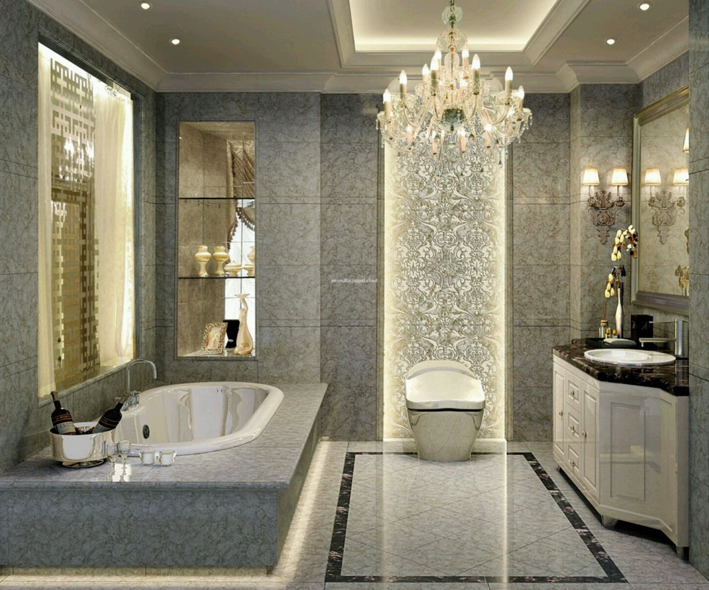 Дизайн интерьера ванной комнаты. Компания Бабич ремонт квартир