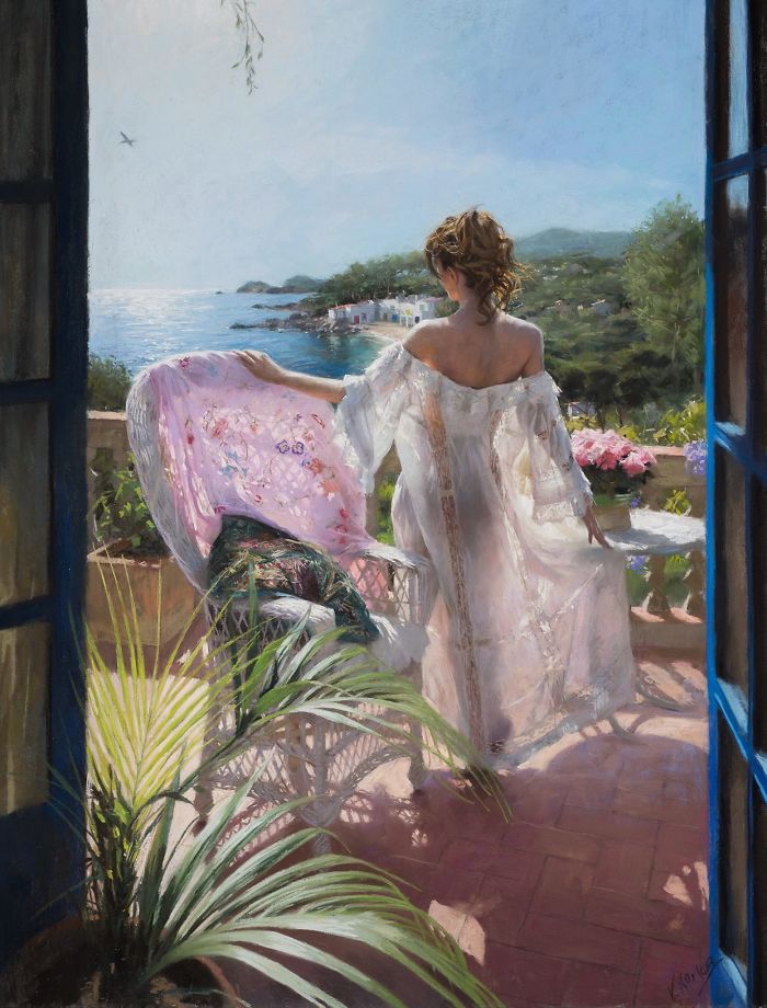 Красота и сила женщин в картинах Vicente Romero Redondo Красота и сила женщин
