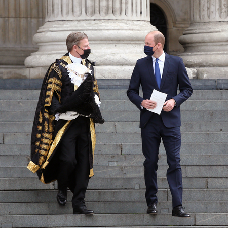 Пока Кейт Миддлтон на карантине: принц Уильям посетил службу в соборе Святого Павла в Лондоне Монархи,Британские монархи