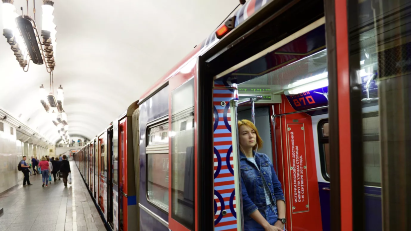 В столичном метро запустили поезд «Москва — молодёжная столица России»