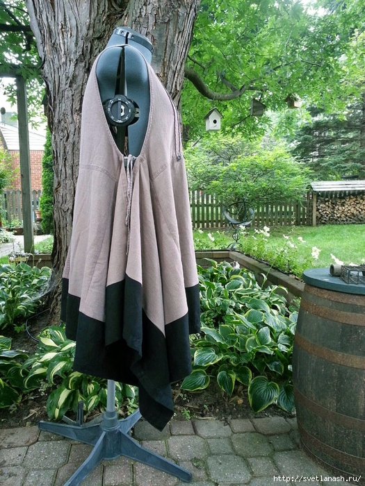 Идеи для переделок: из обычного платья в бохо тунику Идеи для переделок: из обычного платья в бохо тунику бохо,женские хобби,переделка старой одежды,рукоделие,своими руками,шитье