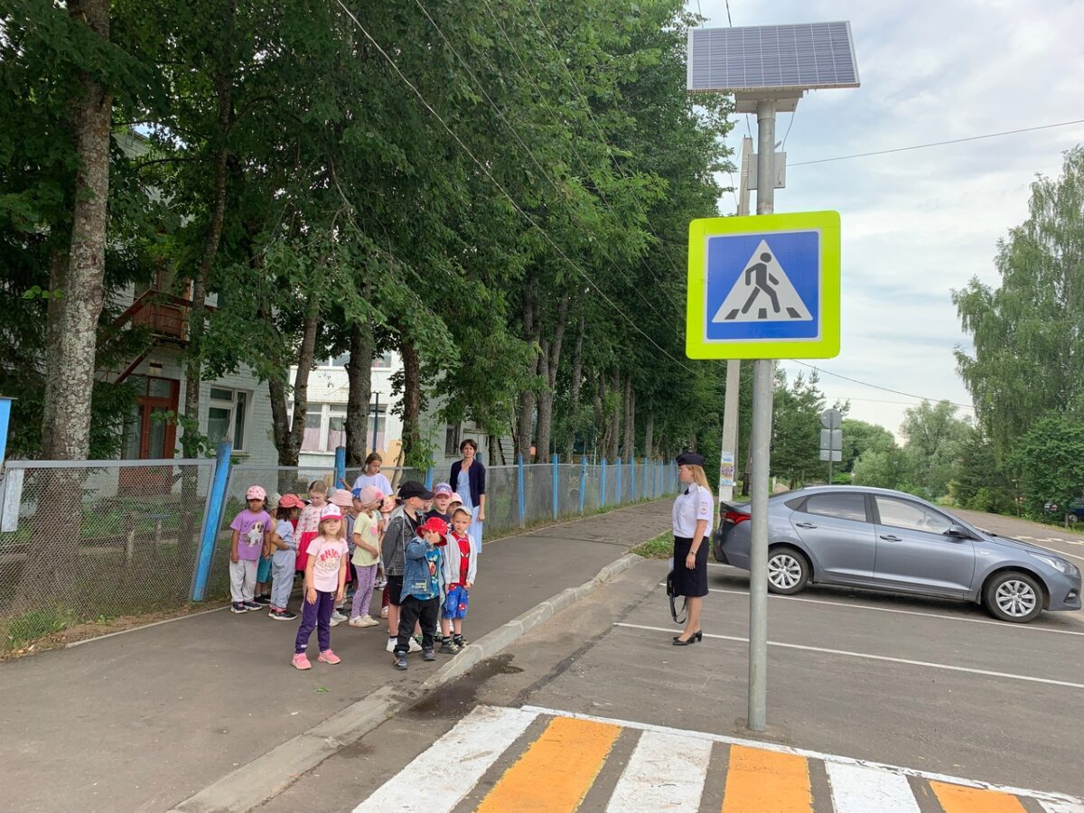 В детском саду в Лихославле появились знатоки правил дорожного движения