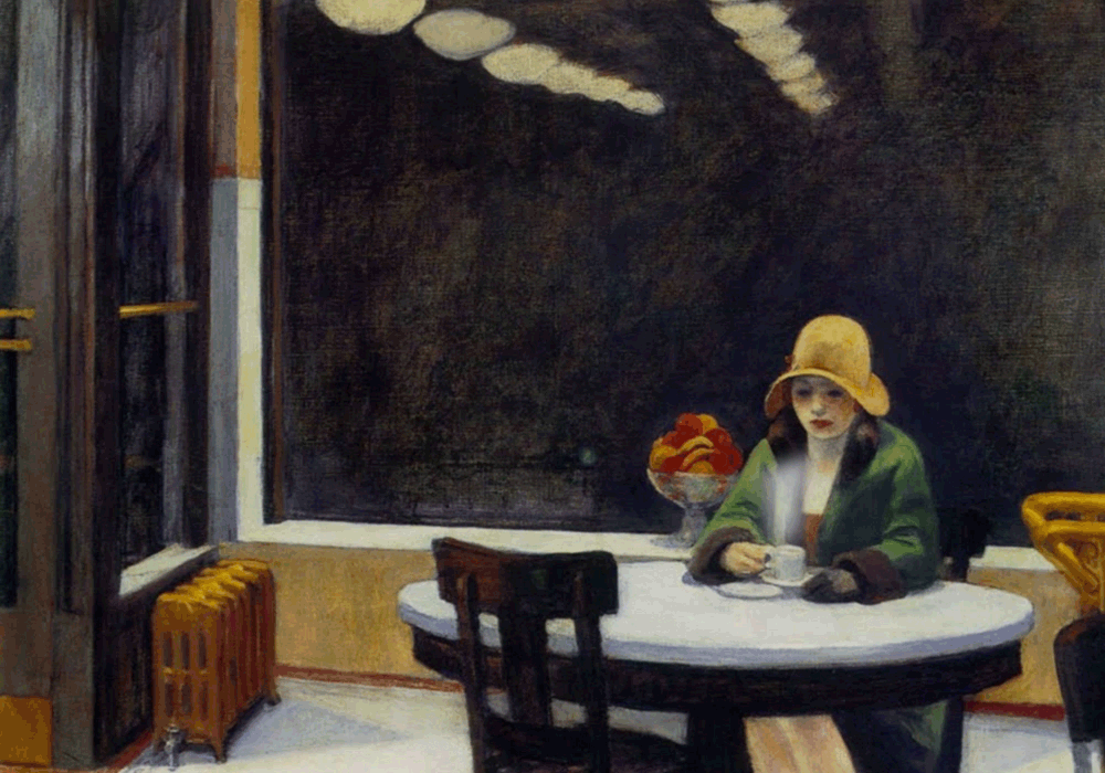 Orbitz, ожившие картины, Эдвард Хоппер, Edward Hopper
