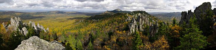 Национальный парк Таганай. Панорама. Фото